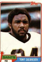 Saints RB Tony Galbreath